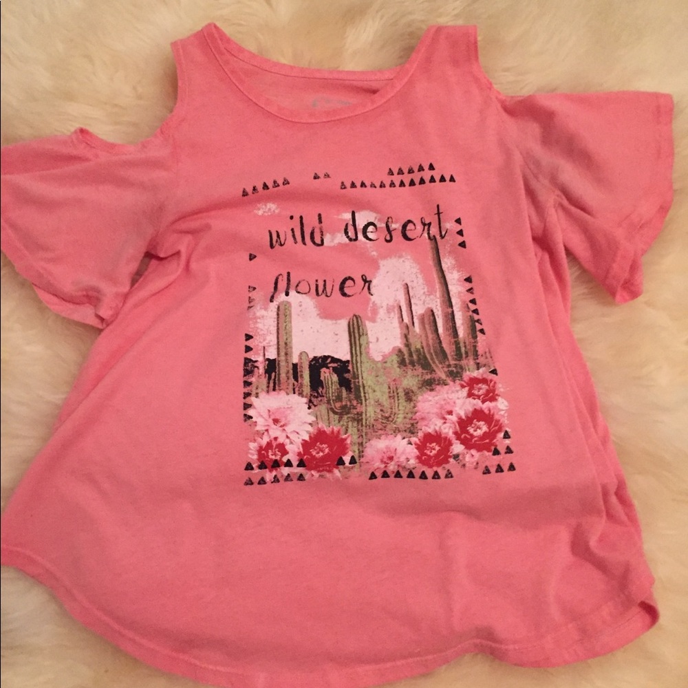 •wild desert flower cactus shirt